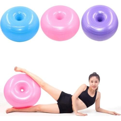 Fruit Yoga 55x30 Cm Home Inflatable Belt Pump Fitnes Exercise Pelotas Fitness Pilates Equipment Massage Ball Lego Balloon Brick