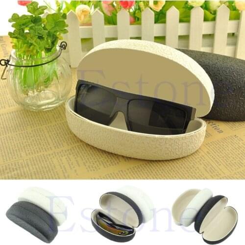 J87Oval Shape Resist Pressure Crush Printed Flower Sunglasses Box Jewelry Gift Case