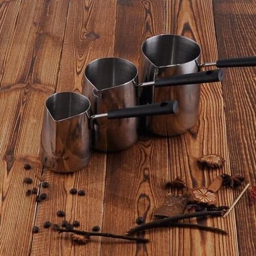 Coffee Art 304 stainless steel coffee flower cup long handle thickened milk cup