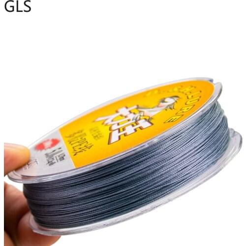 GLS New Gray 50-110LB 100M 8-strand Braided Fishing Line PE 0.14-0.6mm Multifilament Carp Fishing Line
