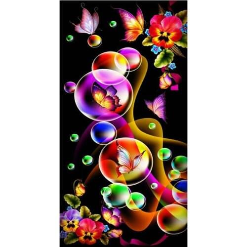 Color Butterfly 5D Diy Diamond Embroidery Full Round Square Sets Diamond Painting Mosaic Rhinestones Home Decor Needlework Gift