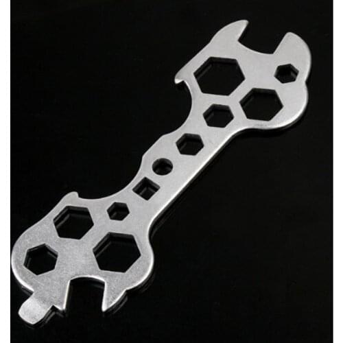 15 in 1 Practical Multi Functions Bicycle Cycling Bike Flat Hexagon Wrench Set Steel Hexagon Spanner Hand Repair Tool Kits