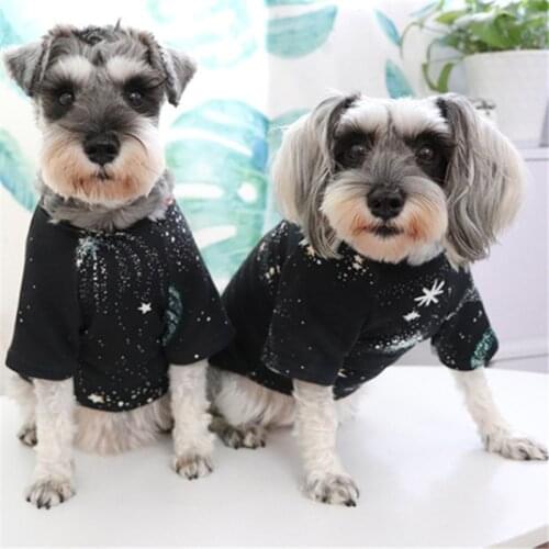 2020 New Dog Clothes Winter Pet Clothing T-shirt Poodle Bichon Frise Pomeranian Schnauzer Pug French Bulldog Costume Dropship