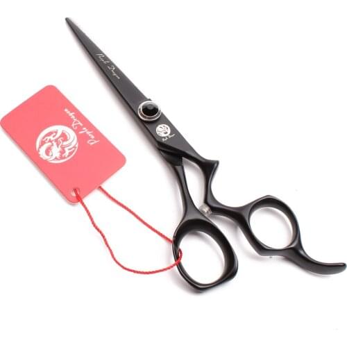 Z9016 6.0" 17.5cm Purple Dragon Titanium Black Hairdressing Scissors Cutting Scissors Thinning Shears Professional Hair Scissors