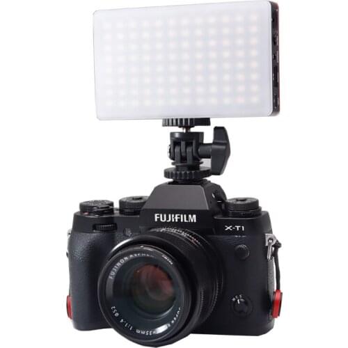 SETTO Fill LED Video Light 3200K-5600K Dimmable On Camera Photography Lighting Video Studio DSLR Camera Light for Vlog