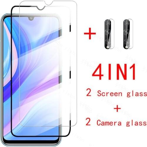 4in1 protective glass for huawei y8p y5p y6p y7p y6s y8s y9s 2020 camera protector tempered glas on y 8p 5p 6p 7p 6s 8s 9s film