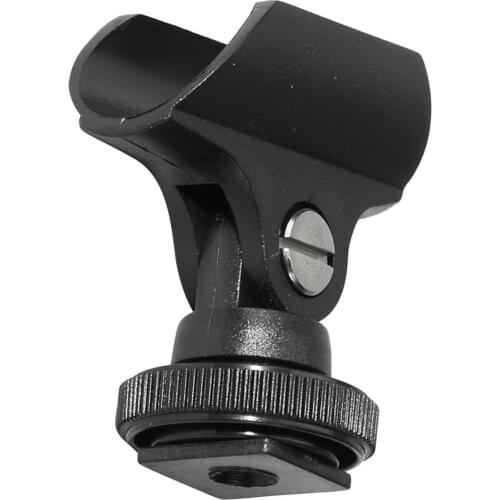 MagiDeal Camera Microphone Clips, Shotgun Microphone Hotshoe Stand Holder