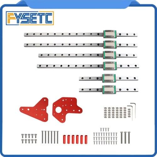 1pcs MGN12H linear rail Accessories Creality Ender 3 Pro CR-10 S4/S5 Z axis upgrade kit Ender 3 linear rail mod set
