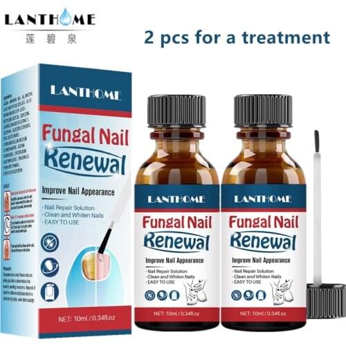 2pcs Fungal Nail Repair Essence Serum Toe Nail Fungus Treatment Oil Nails Gel Anti Infection Paronychia Onychomycosis Nails Care