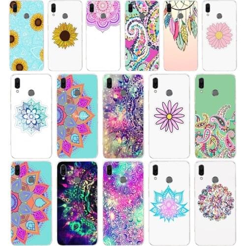 338FG mandala pattern Soft Silicone Tpu Cover phone Case for huawei Honor 8 Lite 8X