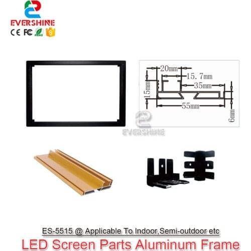 5515 LED Sign Aluminum Frame Use For P2 P2.5 P3 P4 P5 Indoor LED Module Small Size Window LED Display