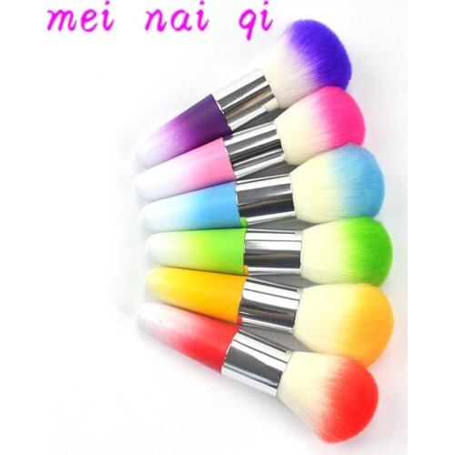 6 Colors Face Makeup Brushes Foundation Cream Blusher Powder Base Makeup Cosmetics Blending Brush Women Beauty Make Up Tools