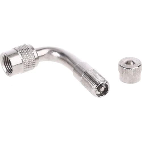 90° -Valve Extenders Tire Stem Extension Angle Universal Wheel Adapter for Car Motorcycle Bike Truck RV