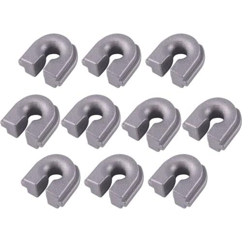 10pcs Silver Grey Trimmer Head Eyelet Accessories Fit For Speed Feed 400 450 375 X4750000050 28820-07340 385-070