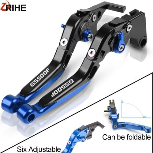 For SUZUKI GS500F GS 500 F 2004 2005 2006 2007-2009 Motorcycle Clutch Brake Lever Aluminum Extendable Adjustable Foldable Levers