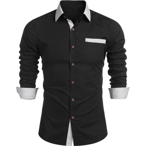 Hirigin Men's Slim Fit Shirts China