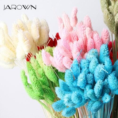 JAROWN Natural Dried Flower Gem Grass Dry Flower Bouquet DIY Home Decoration Eternal Flower Flower Wedding Party Decor