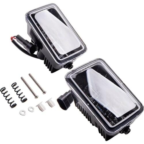 2 X Super Duty Bumper Replacement Kit LED Fog Lights For Ford F150 2015-2018