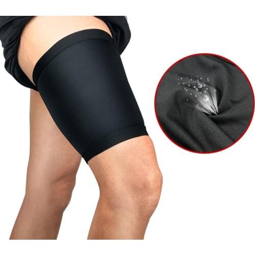 Tigh muscle protector compression legwarmer knee support guard sleeve brace muscle compression football basketball volleyball