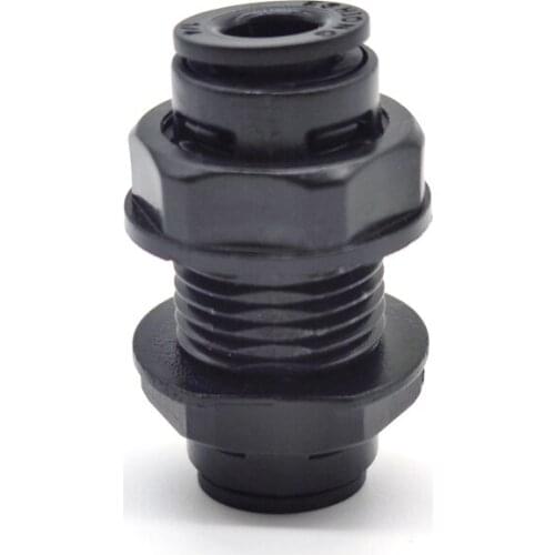 10 pcs 1/4" slip lock bulkhead connector quick installation water purifier accessories