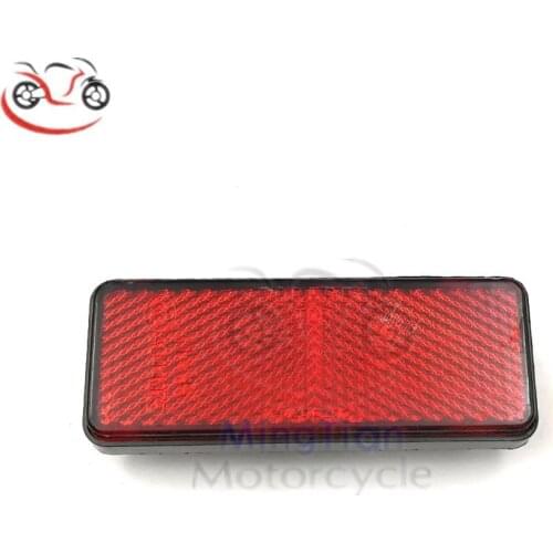 Red Rear fender Rectangle Reflector Sticker for YAMAHA XG 250 XG-250 XG250 Tricker Motorcycle accessories