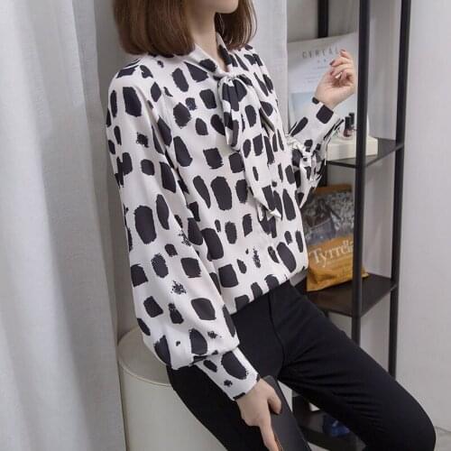 LDKVGSU Polka Dot Blouses