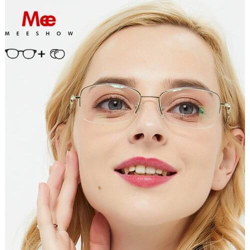 Meeshow Women's Glasses With Diopters