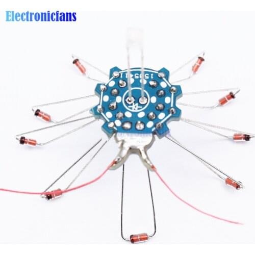 Mobile Phone Signal Flash LED Light Kit Radiation Power Supply DIY Kit GSM Mobile ICSK032A NO Need Power