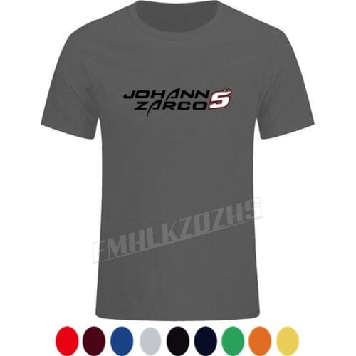 Men JOHANN ZARCO 5 T-Shirt Short Sleeve O-neck Men T Shirt Tee Shirt High-quality motorcycle sportswear top short sleeve T260