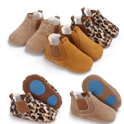 PU Leather shoes Newborn baby girl heart autumn lace Leopard first walker sneakers shoes toddler classic casual shoes