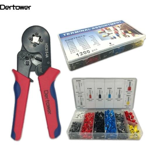 Crimper Cable European Style Multifunctional Stripping Tools Decrustation Pliers Tubular Terminal Crimping 0.25-10mm Kit