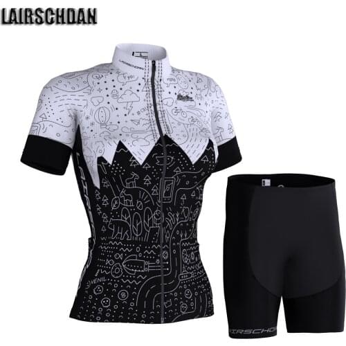 Mountain bike clothing 2021 Women bicycle jersey bib set dress summer tricotas de ciclismo mujer cycling clothes Ladies MTB wear