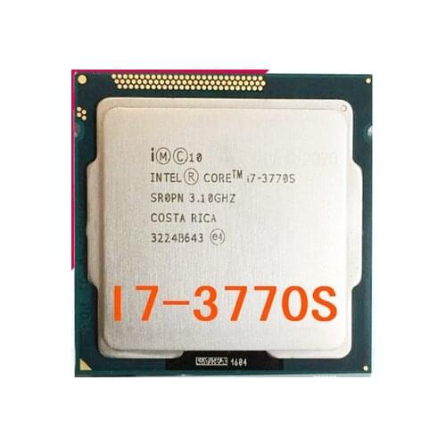 Intel Core i7-3770S i7 3770S Processor cpu 65W LGA 1155 100% working properly Desktop Processor can work