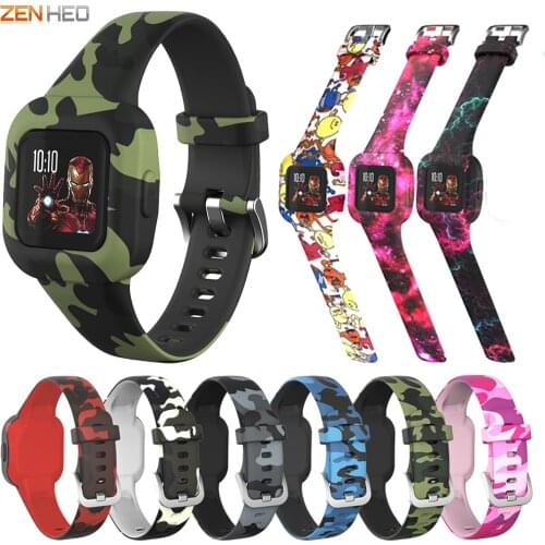 Silicone Wrist Strap For Garmin Fit JR3 Bracelet Wristband Replacement Watchband For GarminFit JR3 Children Watch Band