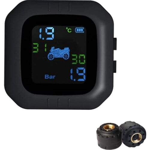 TPMS Car Tire Pressure Alarm Monitor System Display Intelligent Temperature Warning Motorcycle Tire Pressure Monitoring System