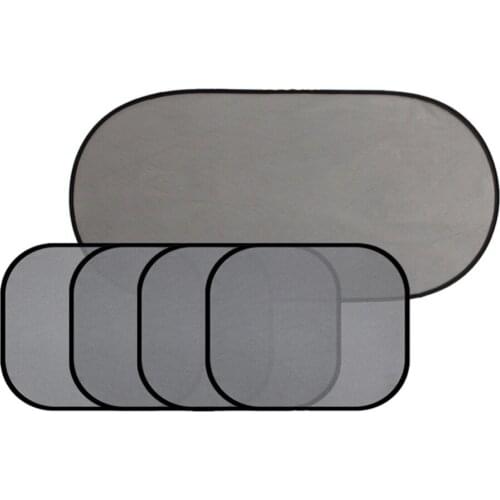 5Pcs Top Quality 5Pcs/Set Car Window Sun Shade Car Windshield Visor Cover Block Front Window Sunshade UV Protect Car Window Film
