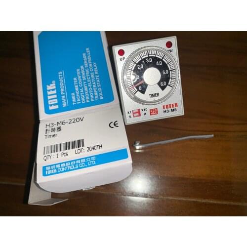 Taiwan new original FOTEK Time Relay H3-M6-220V