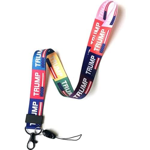 Phone Lanyards Trump Keychains Lanyard For Keys Badge ID Cards Holders Chain Phone Rope