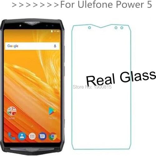 2PCS Tempered Glass For Ulefone Power 5 Screen Protector Transparent Protective Film For Ulefone Power 5 Phone Glass Guard Cover