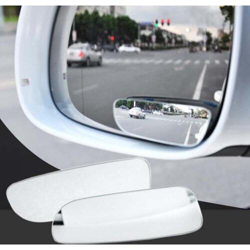 2 Pcs/set Car Rearview Mirror 360 Degree Adjustable Reversing Wide Angle Blind Spot Parking Mirror car acessories HD borderless