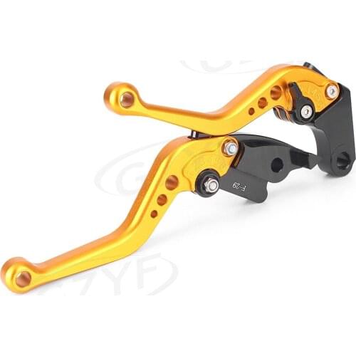 Racing Short Brake Clutch Levers For Honda CBR 929RR 2000 2001 CNC Aluminum Alloy Gold