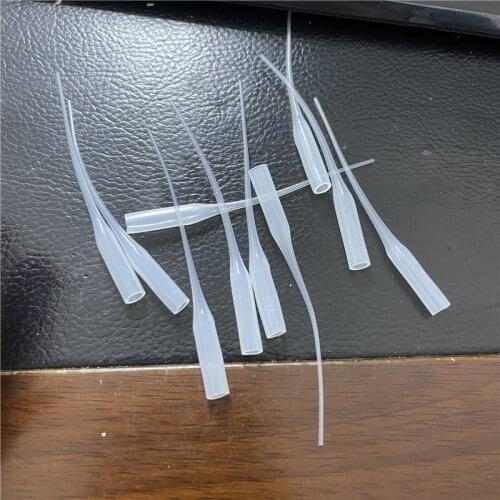 100 Pieces 502 Glue Micro-Tips Plastic Glue Bottle Tips Glue Extender Precision Applicator Dropping Tube Nozzle For Crafting Lab