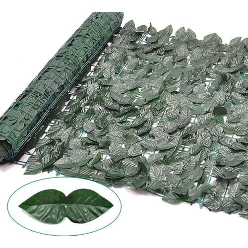 1x3m Artificial Leaf Garden Fence Screening Roll Privacy Artificial Fence Wall Landscaping Ivy Garden Balcony Fence Panel