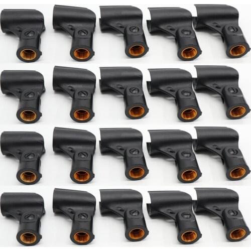 20 x Microphone Clip Holder fits for Shure BETTA 58A BTA57A BEAT87A beta58 beta87 beta57 sm57 sm58 3/4" inch mic