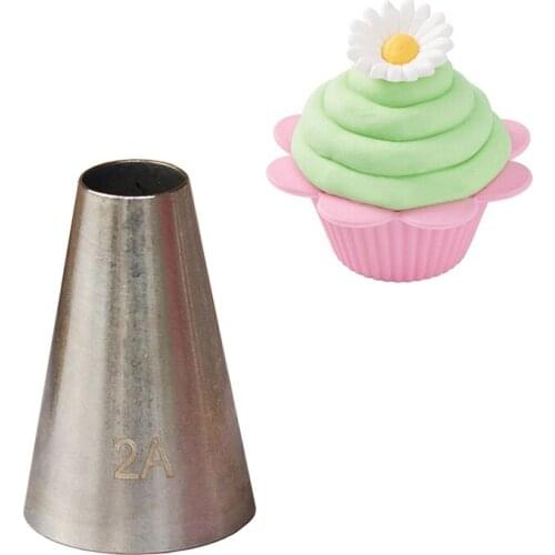 #2A Round Cupcake Decorating Pastry Nozzles Icing Piping Tips Baking Tools Kitchen tools Bakeware KH120