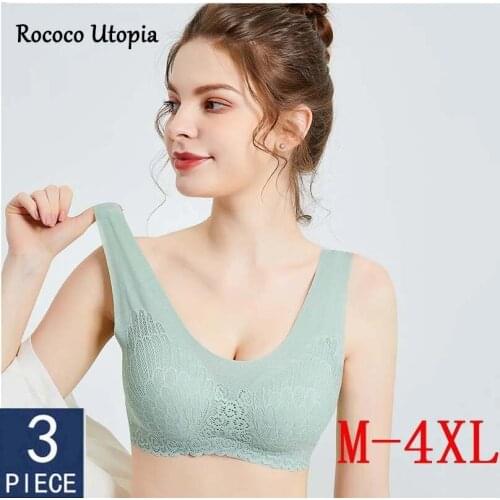Rococo Utopia Promotion Link 3pcs Latex Bra Seamless Bras