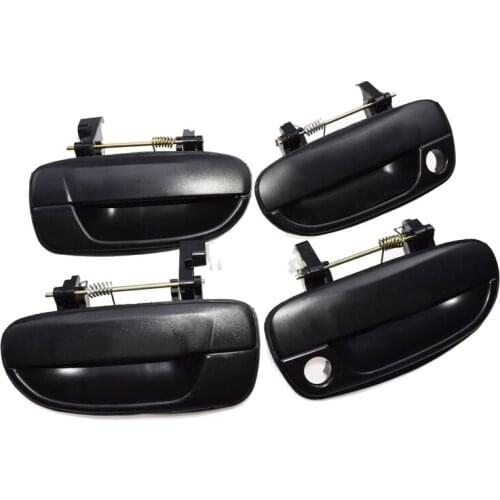 4PCS(Front Rear Left Right)Outer Outside Exterior Door Handle Black for Hyundai Accent 2000-2005 New