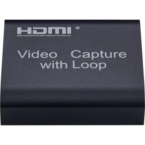 4K USB 2.0 HDMI-compatible Capture Card HD HD HDMI Video Capture Card Box for Game Live Streaming Broadcast Recording