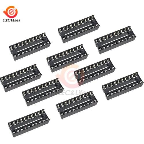 50pcs IC Seat 20P DIP IC Sockets Adaptor Solder Type 20Pin DIP Sockets