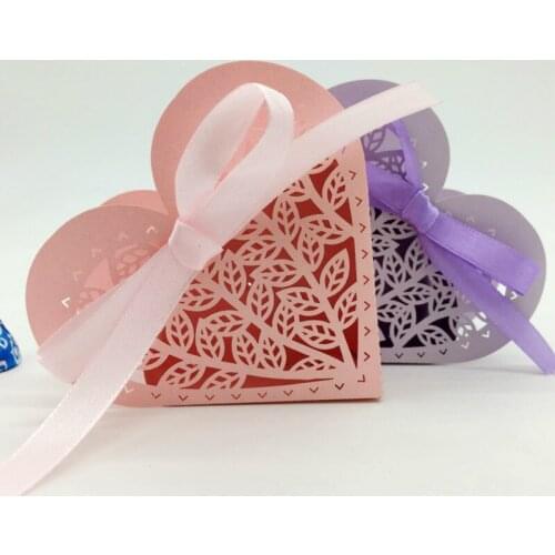 50Pcs Creative Gift Box Wedding Candy Boxes Christmas Gift Box Wedding Decoration Birthday Party Gift Bag Party Supplies 8ZSH154